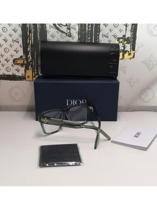 New Authentic Dior Square/Rectangle Green  CD DIAMONDO S61 main image 4